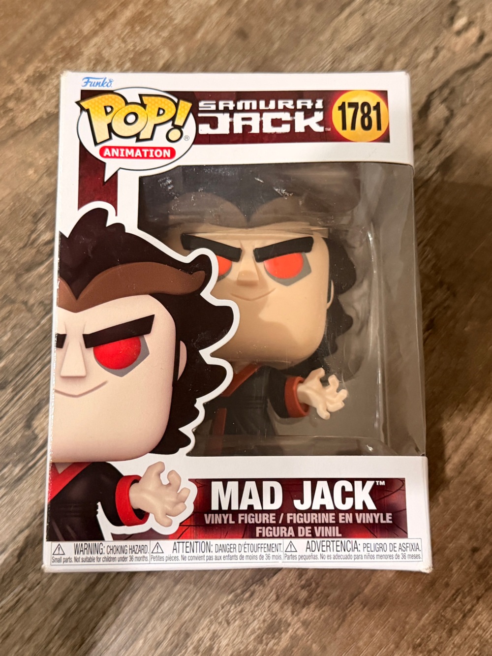 New Funko Pop! Mad Jack Vinyl Figure - Black & Red